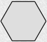 Stepping Stone Mold 101 - Hexagon - Plain - Contractor Grade
